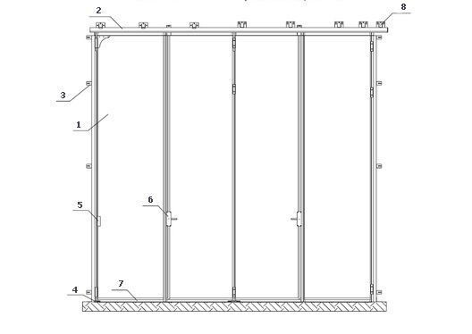 Складные ворота DoorHan