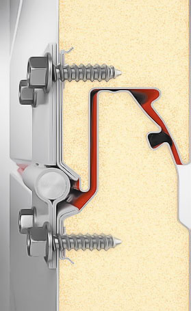 Секционные гаражные ворота AluTech