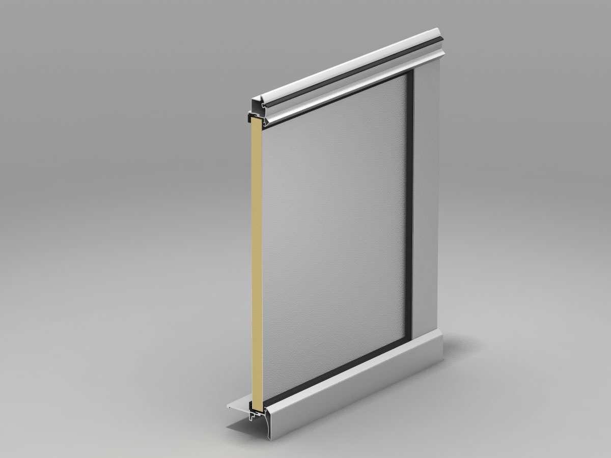 Панель с композитным заполнением. Толщина – 22 мм