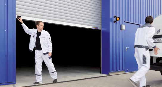 Рулонные ворота и рулонные решетки Hörmann