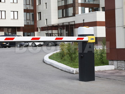 Установка шлагбаума Установка шлагбаума