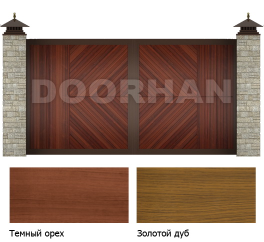 Распашные ворота DoorHan